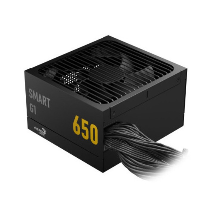 Sursă de alimentare Aerocool SMART G1 650 100-240~ Full Range APFC EU BOX