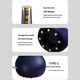 Антицелулитен масажор 3 в 1 с вакуум, Bedee, 1200mAh, 3 температурни настройки, с 9 нива на засмукване и 8 магнитни стоманени топчета, подходящ за бедра, седалище, корем, ръце и гръб, Син