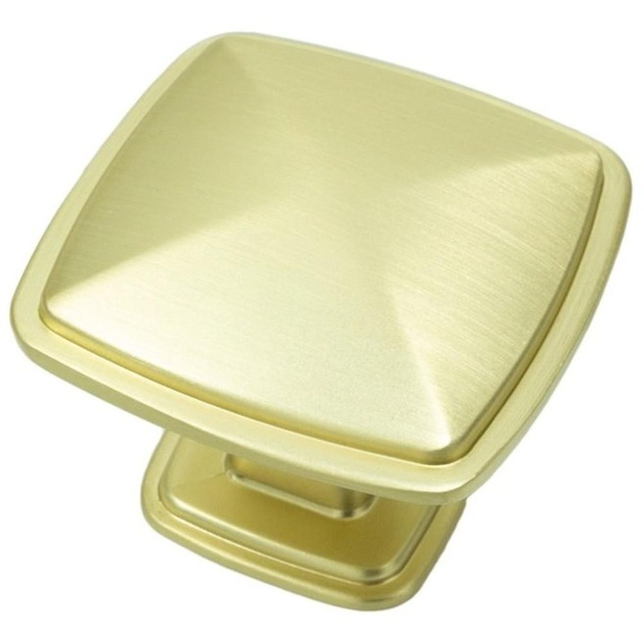 Set 2 x Buton Model Tasso, Auriu Mat, 2 bucati