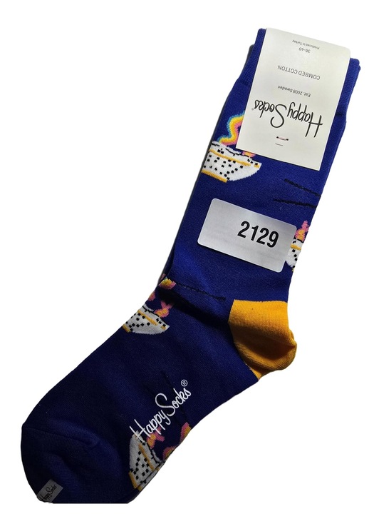Sosete barbati, Happy Socks, Albastru, marime 36-40