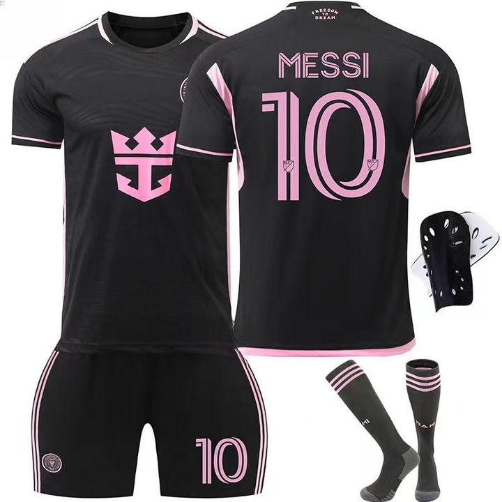 Echipament sportiv copii, negru, poliester, Miami