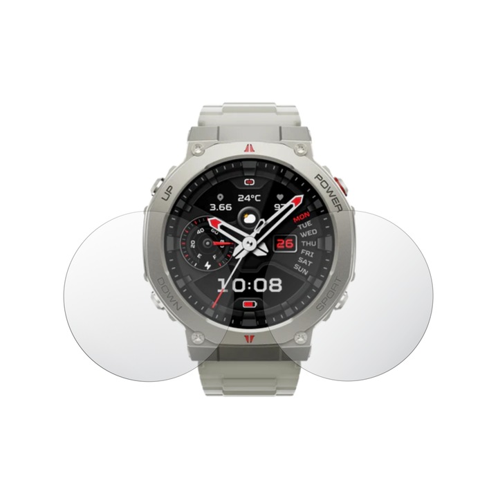 Set 2X Folie Protectie Ecran AutoRegeneranta iSkinz pentru Black Shark GS3 Ultra, Invisible Skinz UHD, Siliconica Adeziva si Flexibila