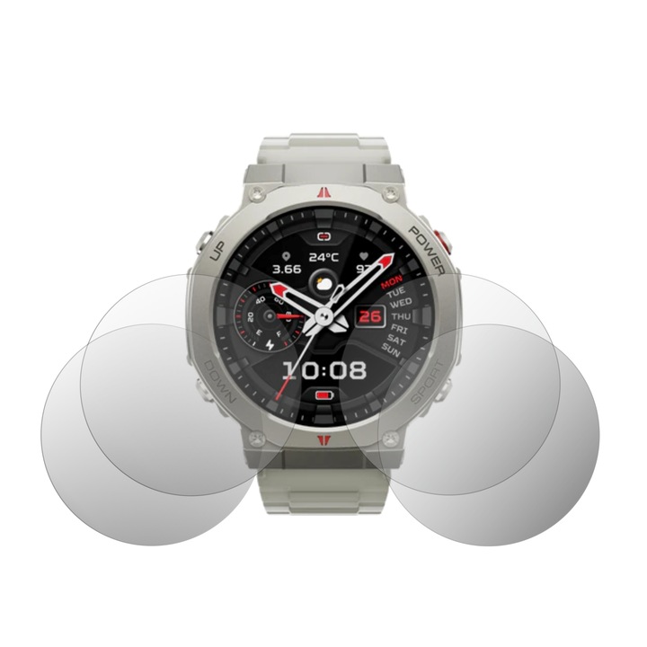 Set 4X Folie Protectie Ecran HD iSkinz pentru Black Shark GS3 Ultra, Invisible Skinz, Siliconica Ultra-Clear cu Acoperire Totala, Adeziva si Flexibila