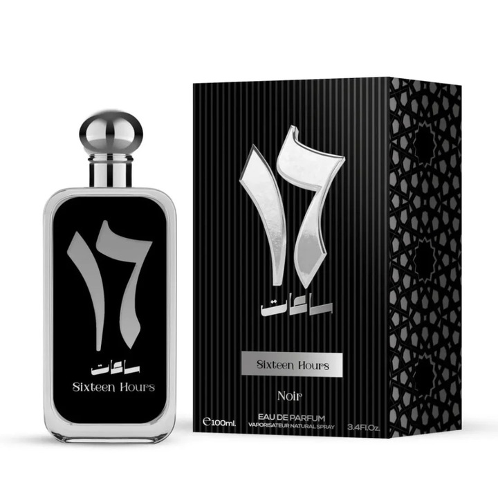 Sixteen Hours Noir, parfum barbatesc, 100ml, oriental condimentat, note florale