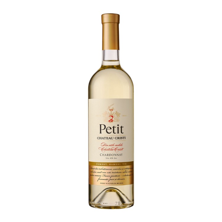 Vin alb Chateau Cristi Petit Chardonnay, 0.75 l, sticlă