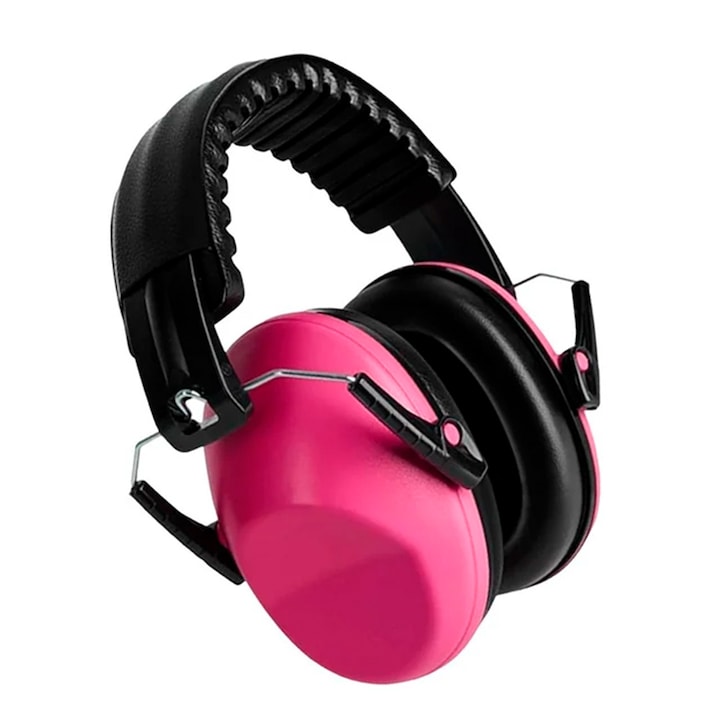 Casca de protectie pentru copii, PIXEL, 26 dB, roz