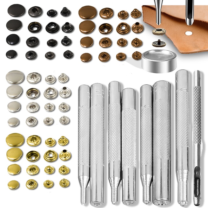 Kapsznikészlet, PIXEL, 60 kapszni, 3 szín, változatos méretek