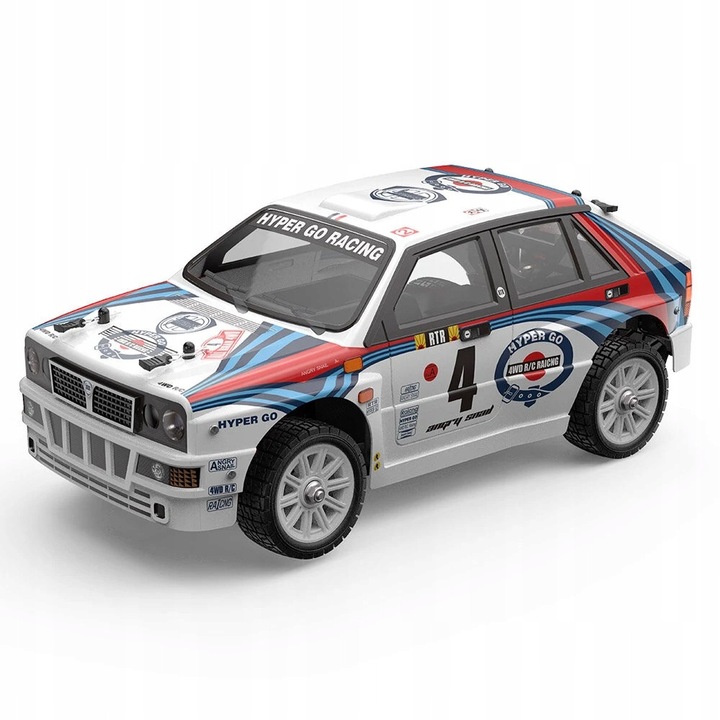 MJX Hyper Go 14302 Lancia Delta HF Integrale 1992 RC autó, 4x4, komplett készlet, 1:14