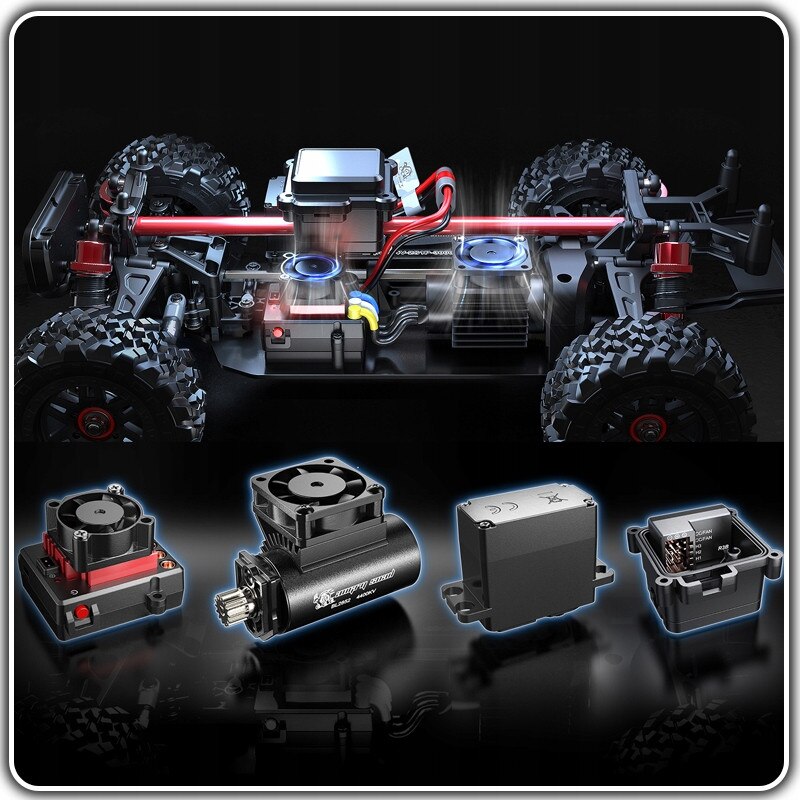 Masina RC MJX Hyper Go 14209, 4x4, motor fara perii, viteza maxima