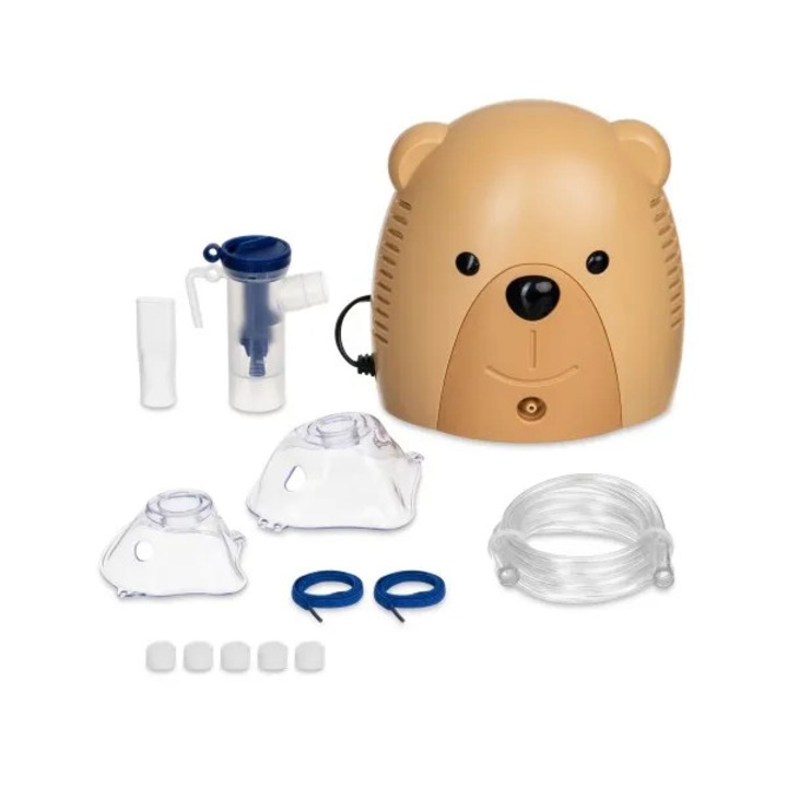 Nebulizator compresor pentru copii, tratament respirator eficient si distractiv, Golden Protect