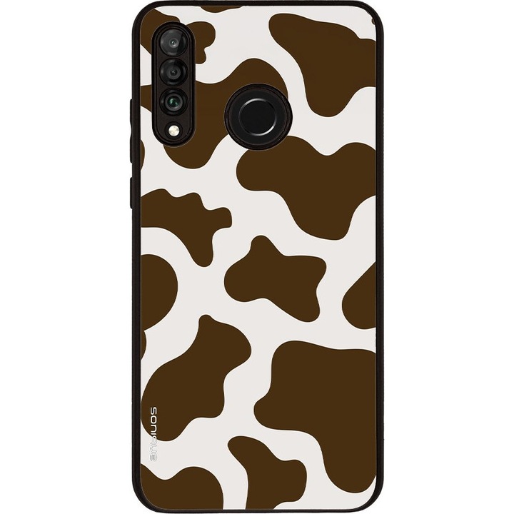 Husa telefon Sonique Animal Print Series pentru Huawei P30 Lite, silicon, design rezistent, multicolor