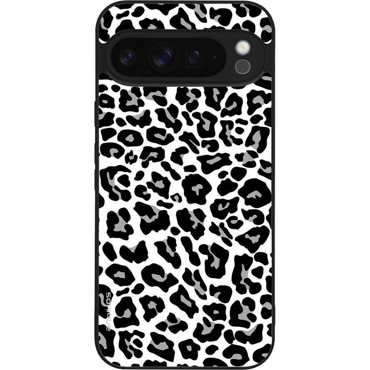 Husa telefon Sonique Animal Print Series pentru Google Pixel 9 Pro XL 5G, silicon, design leopard, protectie antisoc, dimensiuni variate