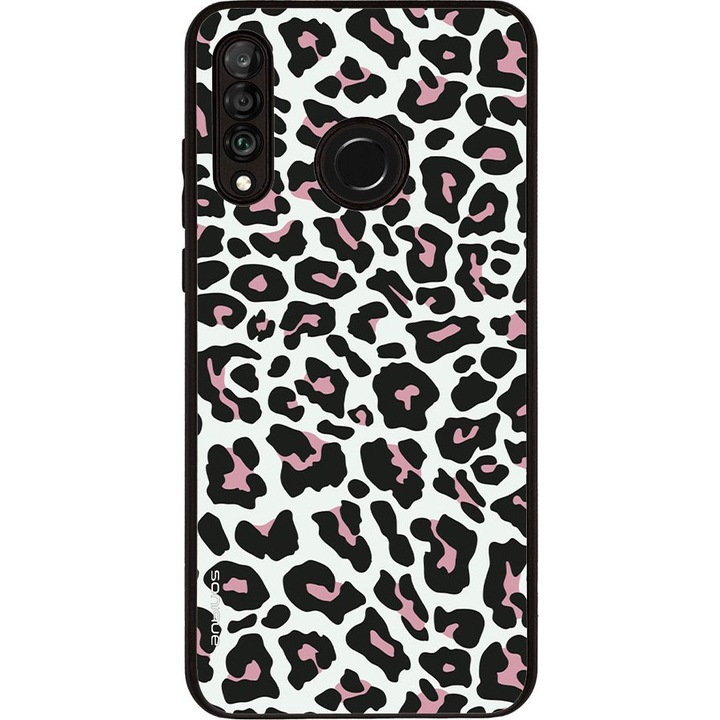 Husa telefon Sonique Animal Print Series pentru Huawei P30 Lite, leopard, silicon, acrilic