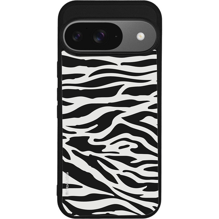 Husa telefon Sonique Animal Print Series, design zebra, silicon, pentru Google Pixel 9 5G