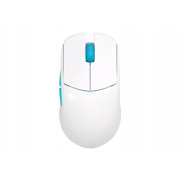 Безжична мишка OG V2 Pro, 26000 DPI, бяла, 123x66x38 мм