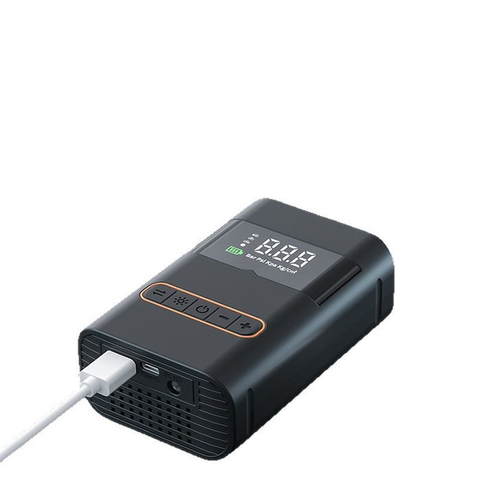 Compresor auto compact, pompa de aer electrica, display LED, 150 PSI, portabil