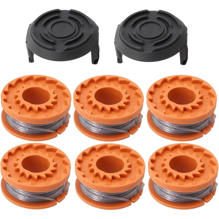 Set 6 fire de taiere + 2 bobine pentru trimmer MCGREGOR MCT1825 18 V