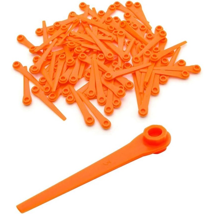 Set 40 Lame Plastic pentru Taietor de Iarba, pentru Gardena 9823 9825 9820 9821