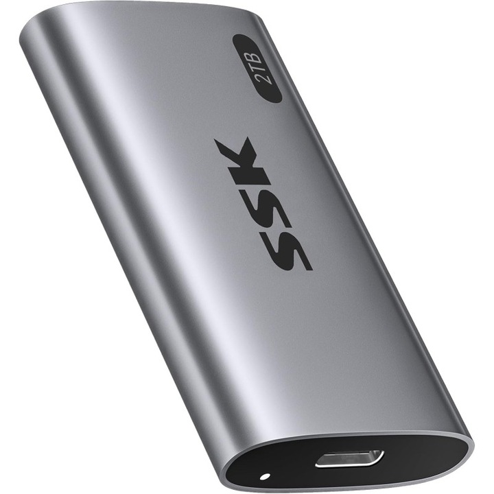 SSD Extern SSK SD450 2TB, Portabil, Viteza 550MB/s, USB 3.2 Gen2