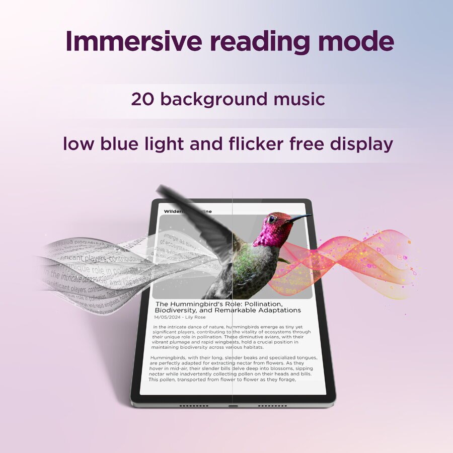 Tableta Lenovo Idea Tab Pro, 12.7" 3K LTPS 144Hz, MediaTek Dimensity 8300, 8GB RAM, 256GB stocare, Android 14, 10200 mAh, Gri
