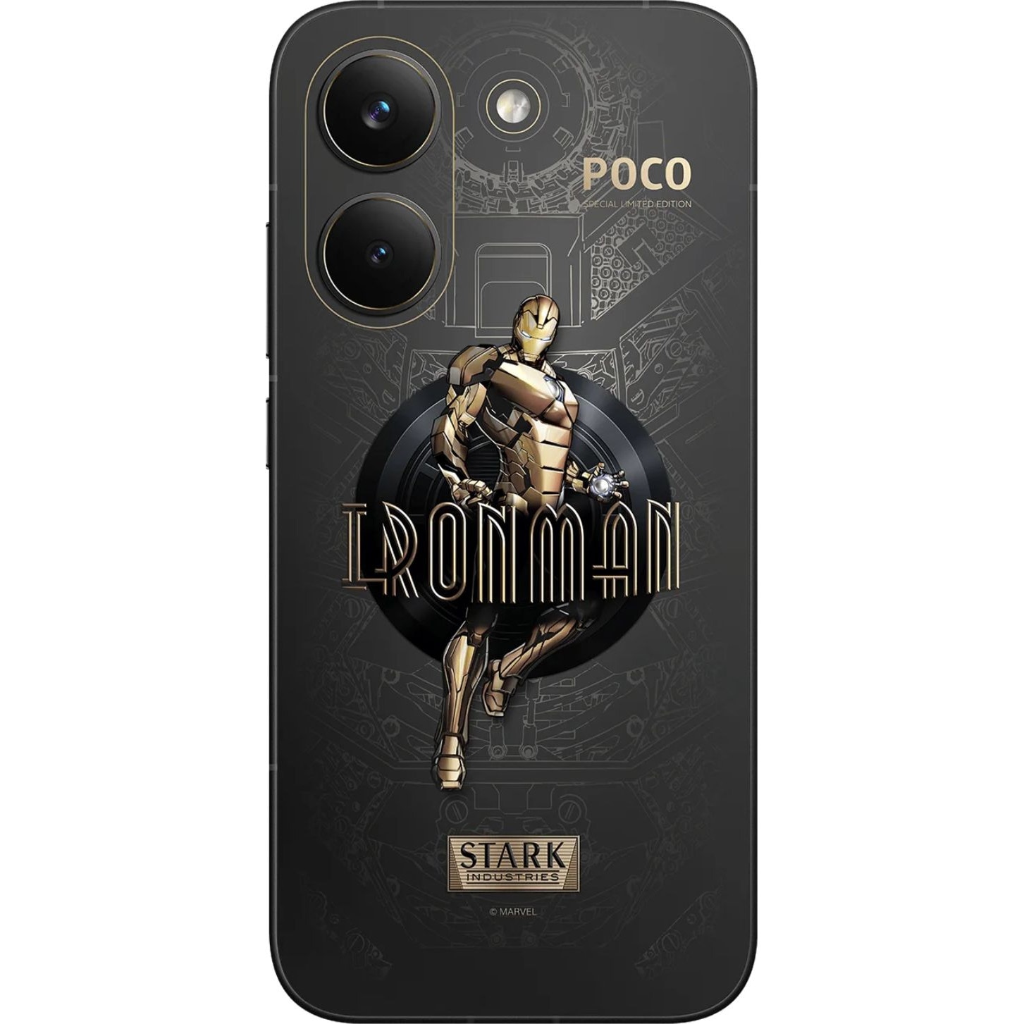 Telefon mobil Poco X8 Pro, 12GB RAM, 512GB, 5G, Gold Iron Man