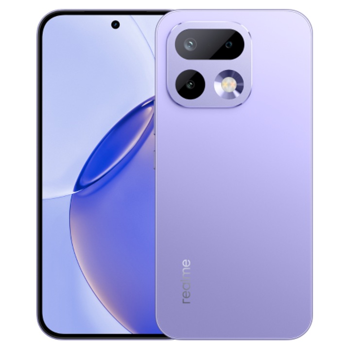 Telefon mobil realme 16 Pro, 256GB, 8GB RAM, 5G, Orchid Purple