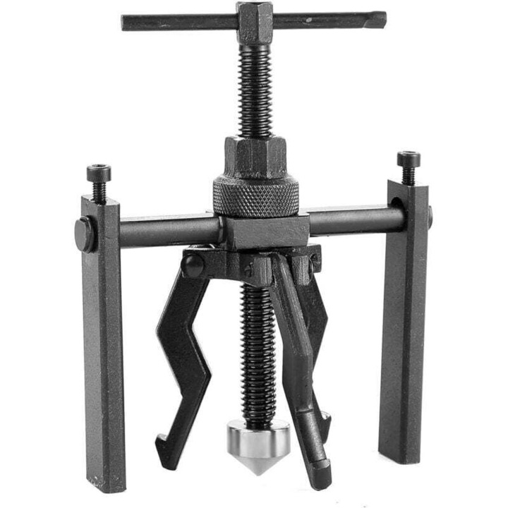 Extractor de rulmenti interni cu 3 falci – Otel carbon – Lungime ax de 170 mm – Pentru rulmenti de la 1/2" la 2"