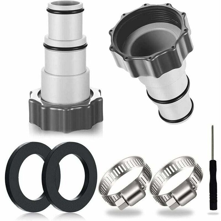 Adaptor furtun piscina 2 bucati, Adaptor piscina, Adaptor pentru piscine Intex, Adaptor furtun piscina, Adaptor furtun pompa, Fiting pentru furtun piscina O 32 si 38 mm