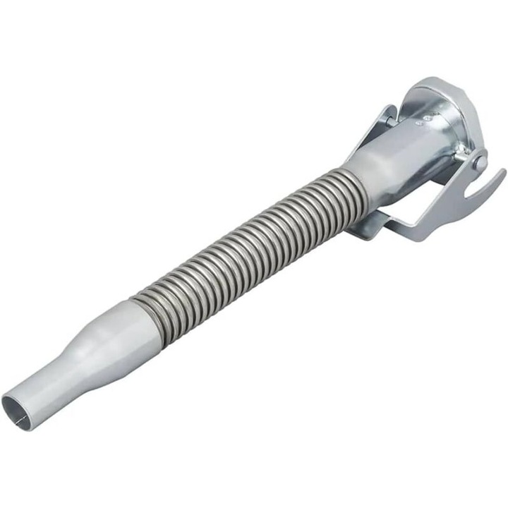 Gura de scurgere metalica detasabila, etansa, flexibila – Compatibila cu recipiente de 5L, 10L si 20L – Proiectata pentru colturi stramte