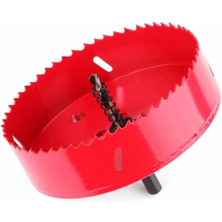 Carota M42 bi-metal, 110mm, 34mm adancime, 10mm diametru manson, pentru metal, lemn, plastic