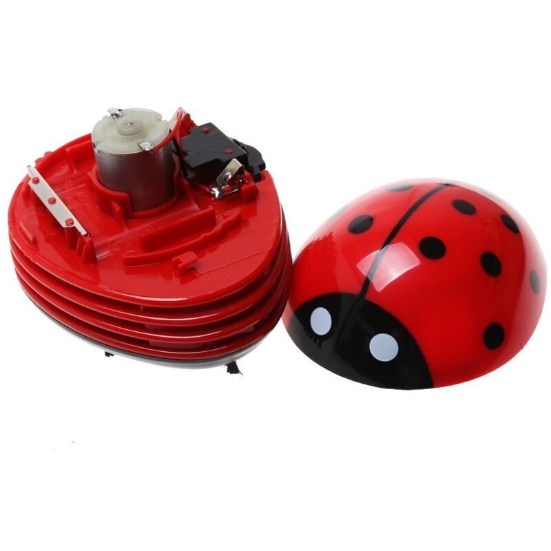 Aspirator electric mini, form buburuza, portabil, silentios, pentru curatarea suprafetelor, set