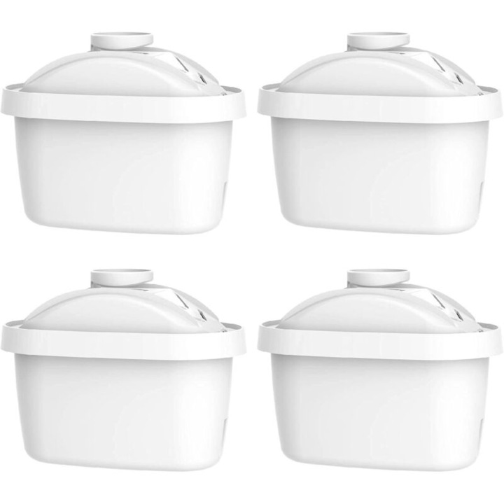 Filtru, Inlocuitor pentru Brita® Maxtra+® Plus, Cartus filtrant de apa Maxtra Pro® All-In-1, Compatibil cu cana filtranta Brita® Marella®, Certificat TUV SUD, NSF (4 buc)
