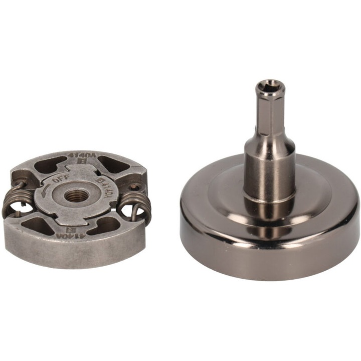 Set tambur ambreiaj zinc, 2 piese, pentru Stihl FS38 FS40 FS45 FS46 FS50 FS55 FS56 FS70