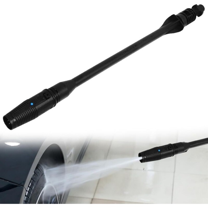 Lance rotativ pentru aparate de spalat cu presiune, 10.2x20.3cm, 3000 rpm, set cu pistol de curatare