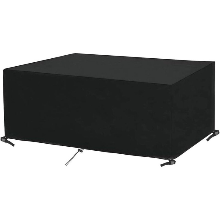 Husa rectangulara pentru masa de gradina, impermeabila, 170x94x71cm, cu curele ajustabile, inclusa sac de depozitare