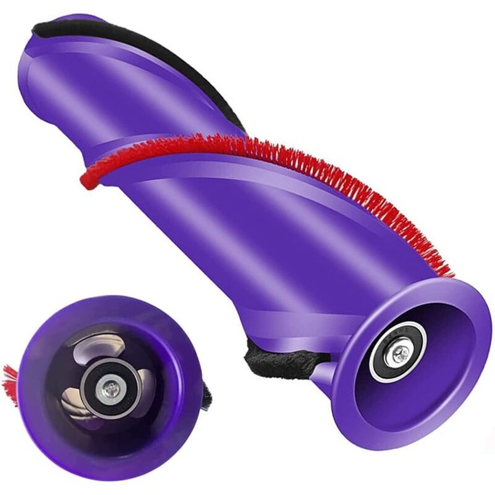 Bara perie rotativa pentru Dyson V10, Atasament aspirator 237mm, Material plastic, Indeparteaza parul de animale de companie si resturile