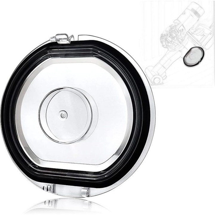 Capac pentru recipient aspirator Dyson V7 V8, materiale durabile, instalare rapida, compatibil cu modele Motorhead, Fluffy, Absolut, Animal