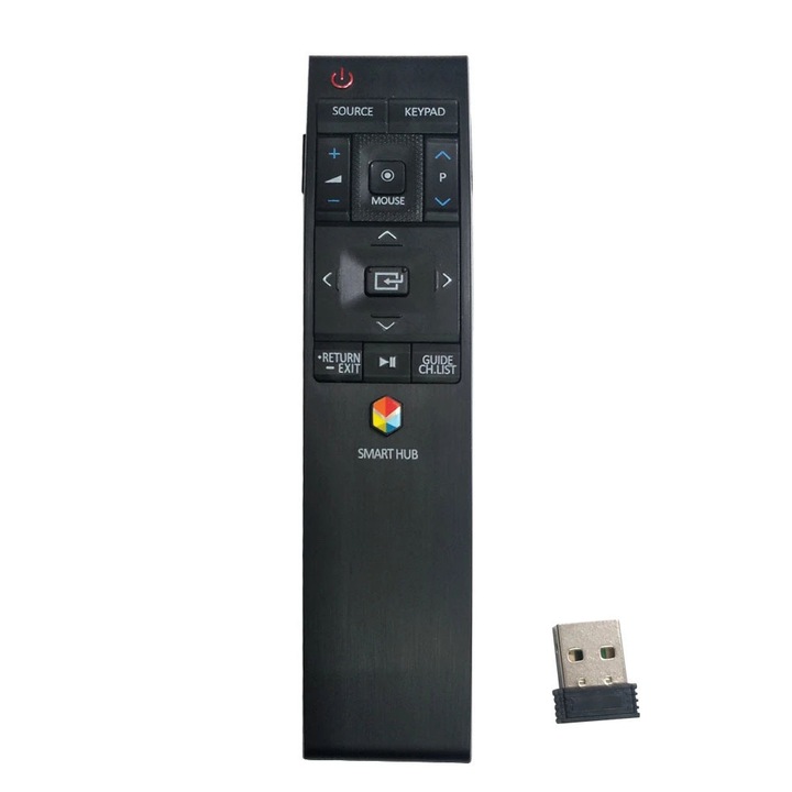 Telecomanda compatibila cu Samsung BN59-01220E, distanta de transmisie 1-8m, cu USB