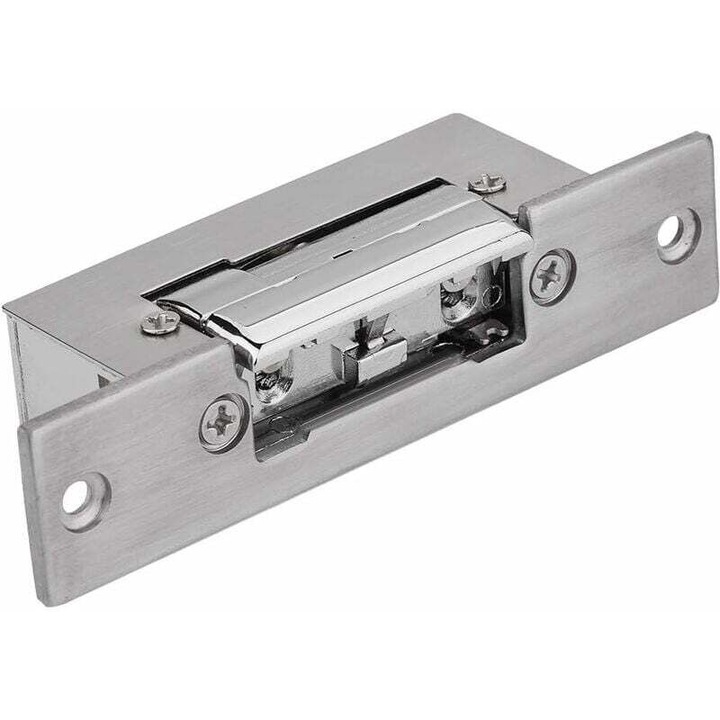 Elektromágneses zár 12V, rozsdamentes acél, téglalap alakú, 1.1x0.23cm