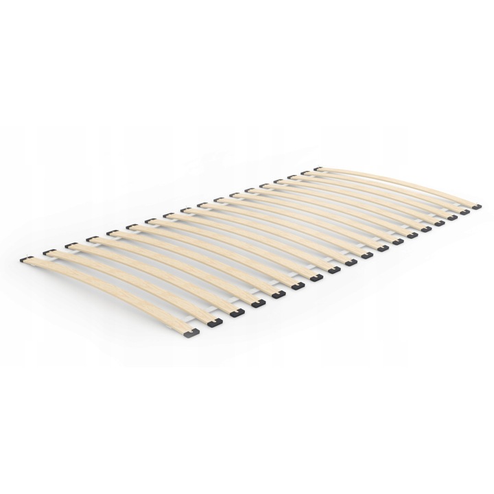 Somiere 80x200cm, 18 liste din placaj de mesteacan, capacitate 200kg, montaj simplu