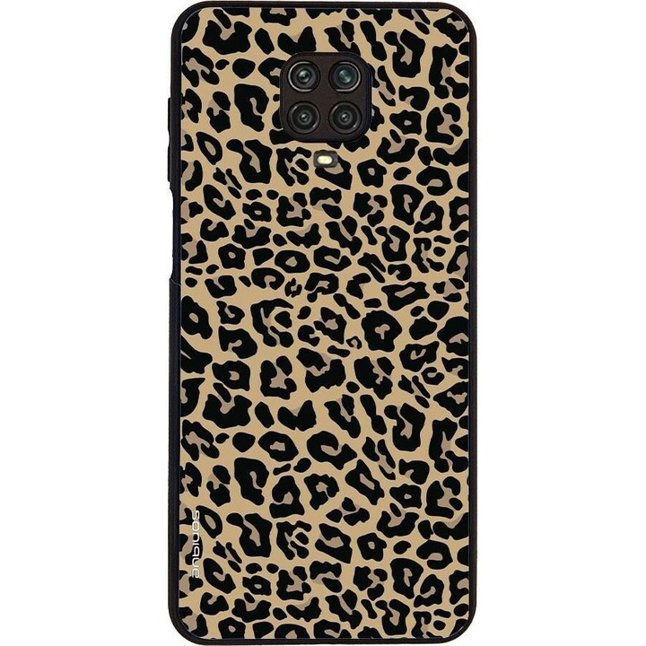 Husa telefon Sonique Animal Print Series, leopard, pentru Xiaomi Redmi Note 9S/9 Pro, silicon, acrilic