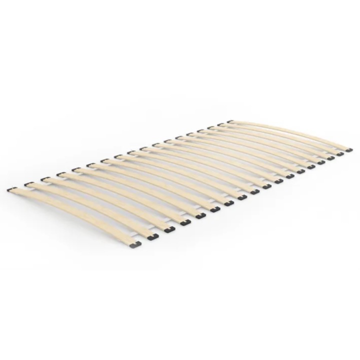 Somiera 100x200 cm, 18 liste din placaj de mesteacan, capacitate 135 kg, montaj rapid