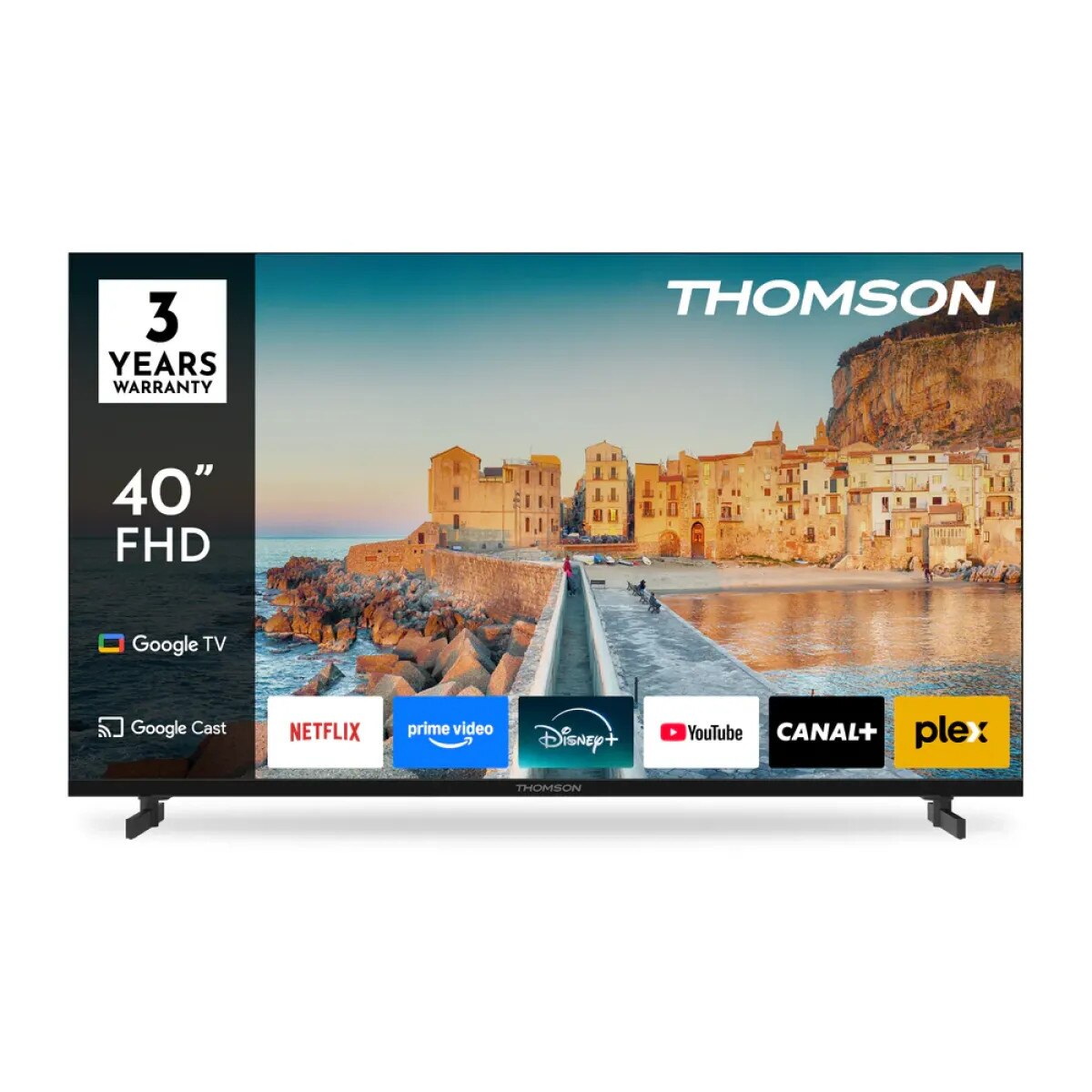 Televizor LED Smart Thomson 40FG2S15 40Inch / 101CM Full HD Google TV Dolby Audio Clasa E Negru