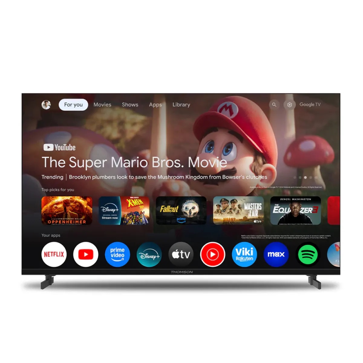 Televizor LED Smart Thomson 40FG2S15 40Inch / 101CM Full HD Google TV Dolby Audio Clasa E Negru
