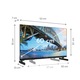 Televizor LED Smart Thomson 24HG2S15C 2Inch / 60CM HD Google TV Dolby Audio Google Cast Adaptor 12V Negru