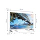 Televizor LED Smart Thomson 24HG2S15CW 24Inch / 60CM HD Google TV Dolby Audio Adaptor 12V Alb