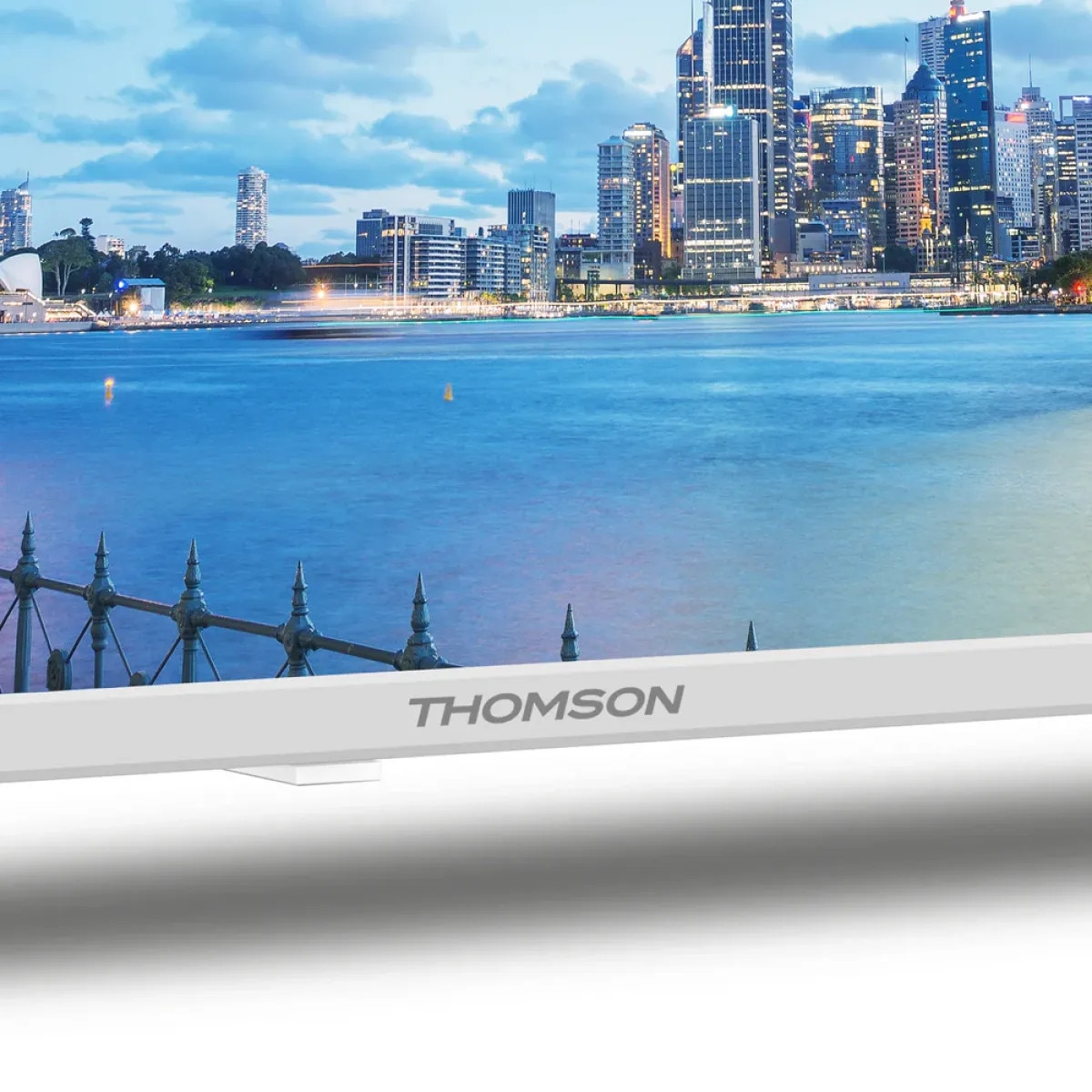 Televizor LED Smart Thomson 24HG2S15CW 24Inch / 60CM HD Google TV Dolby Audio Adaptor 12V Alb
