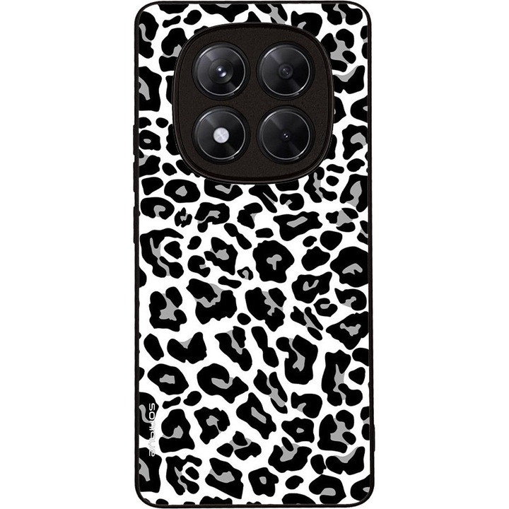Husa telefon Sonique Animal Print Series pentru Xiaomi Redmi Note 14 Pro 4G, silicon, design leopard, antichoc, multicolor