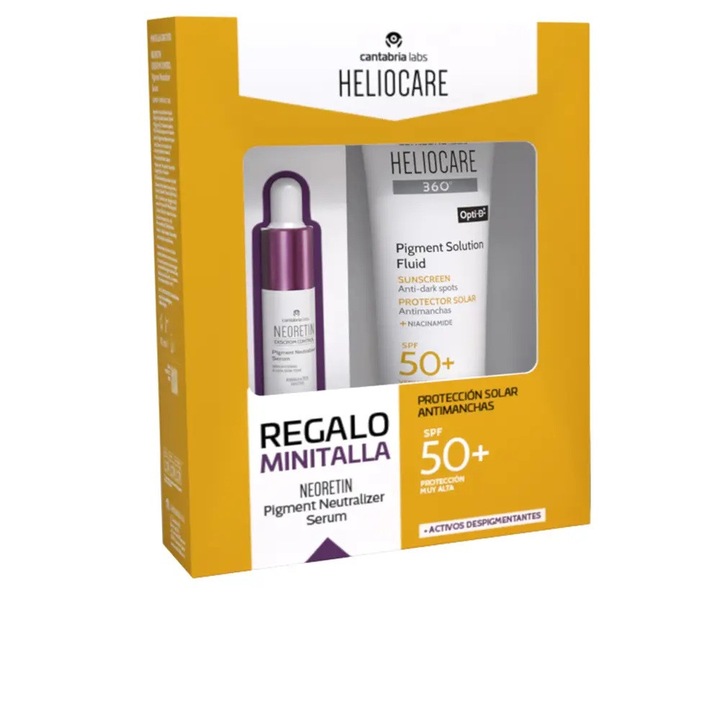 Set pentru ingrijirea tenului HELIOCARE 360° SOLUCIÓN PIGMENTARIA FLUIDA SPF50+ 60 ml