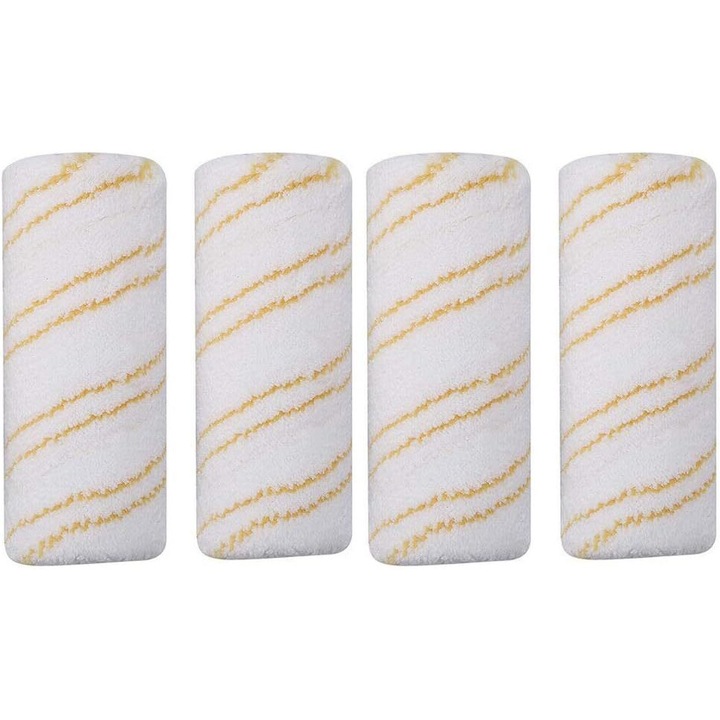 Set 4 role pentru aspirator Karcher FC5 / FC3 / FC5D / FC3D, galben